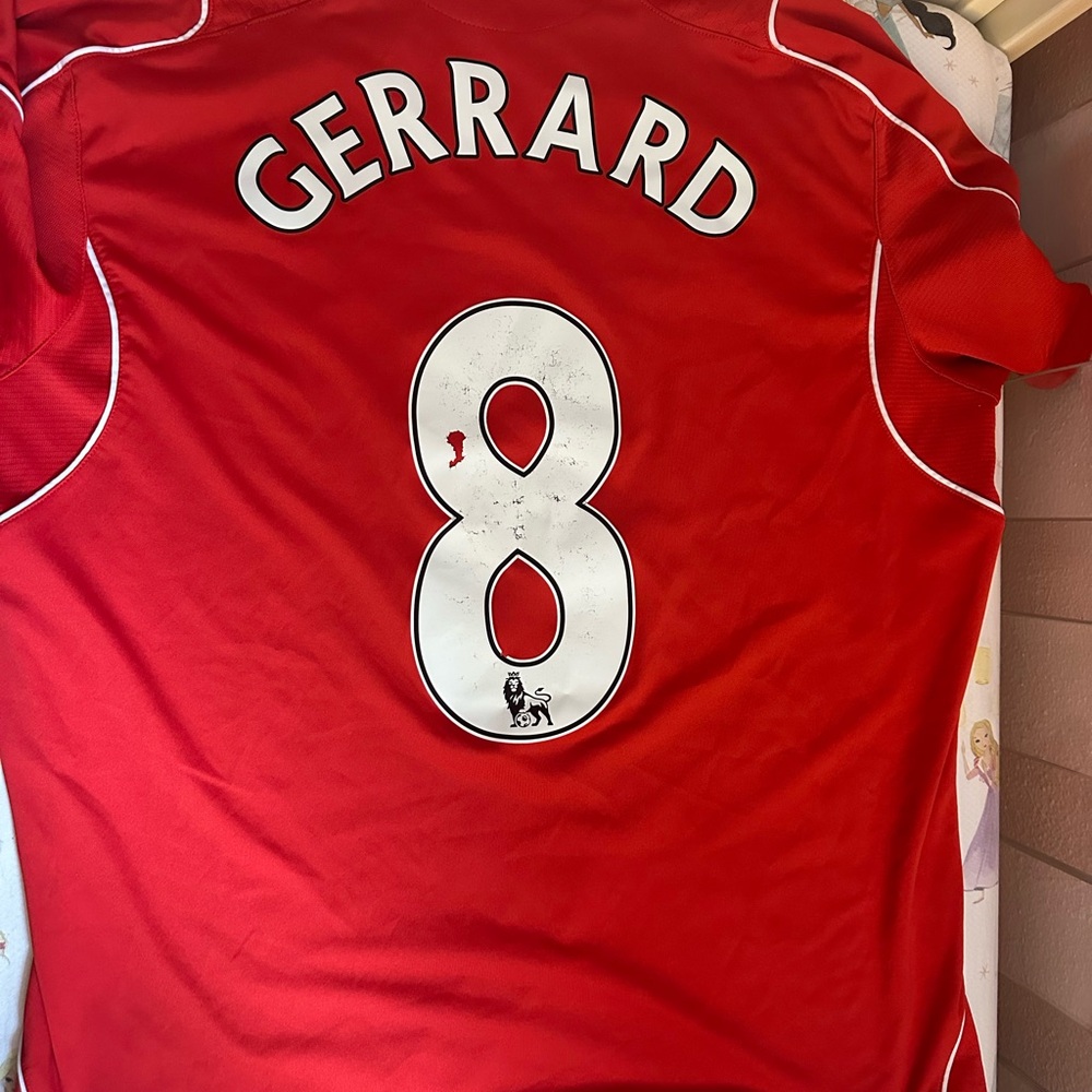 Liverpool FC Steven Gerrard Jersey Soccer ⚽️ Number 8